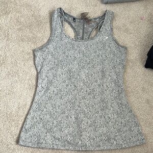 Gymshark Gray Fitted Sleeveless Backless Tank Top